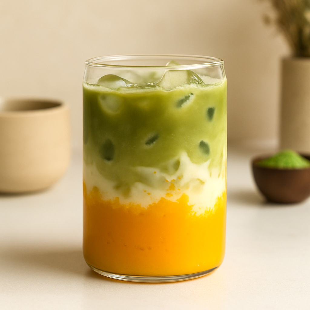 Mango Matcha Latte